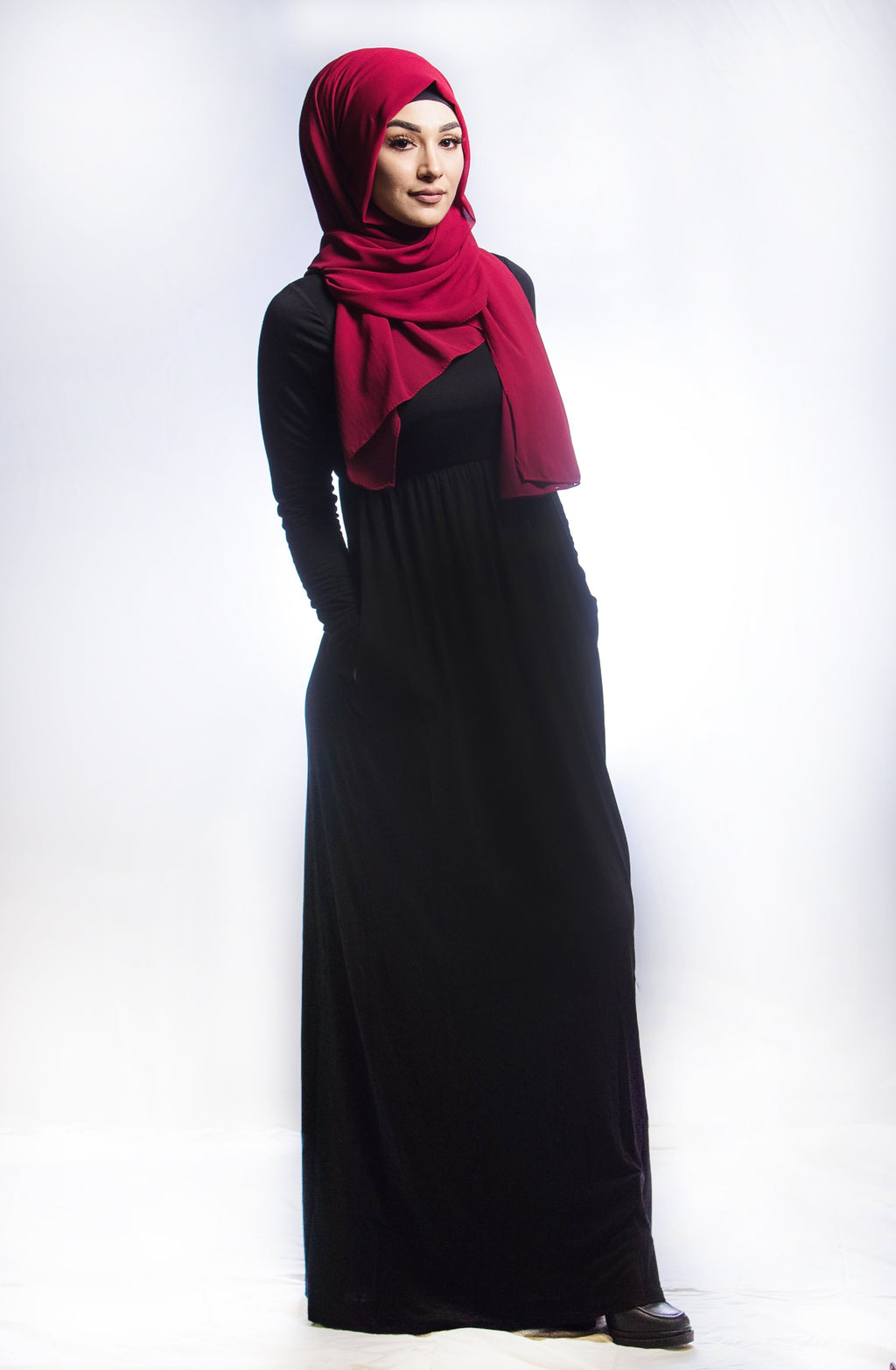Black Maxi Dress - SARALIYA